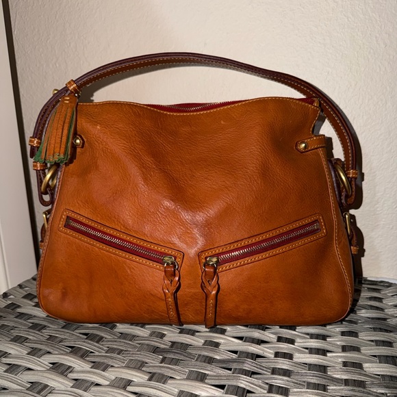 Dooney & Bourke Florentine Leather Medium Zip Hobo Shoulder Bag - Picture 16 of 16
